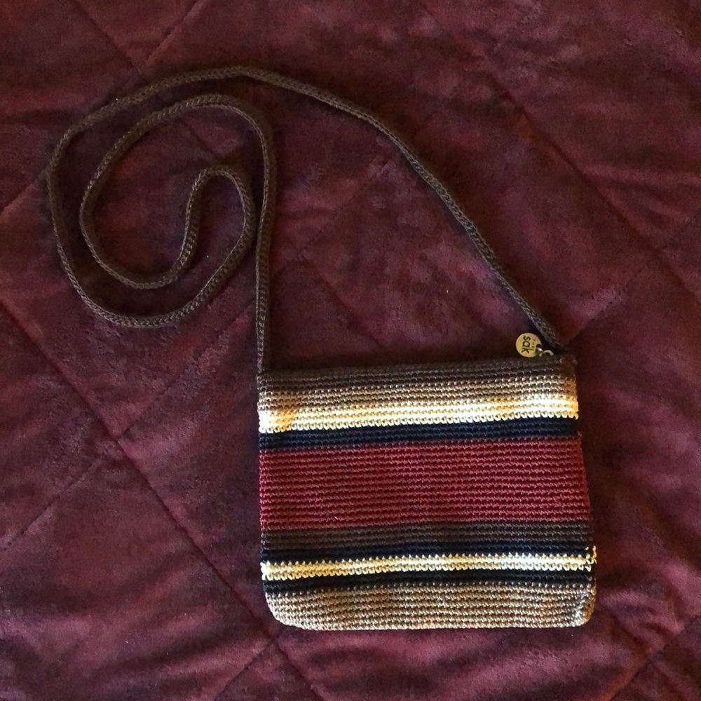 The Sak Striped Cross Body Mini Bag